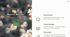 Desktop Screenshot of memoryleaf.net